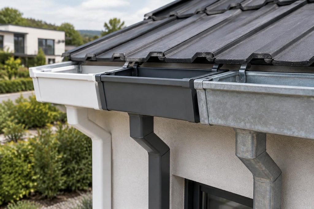 comparez les gouttières rectangulaires en pvc, aluminium ou zinc et choisissez le matériau adapté à votre budget, votre toiture et vos besoins.