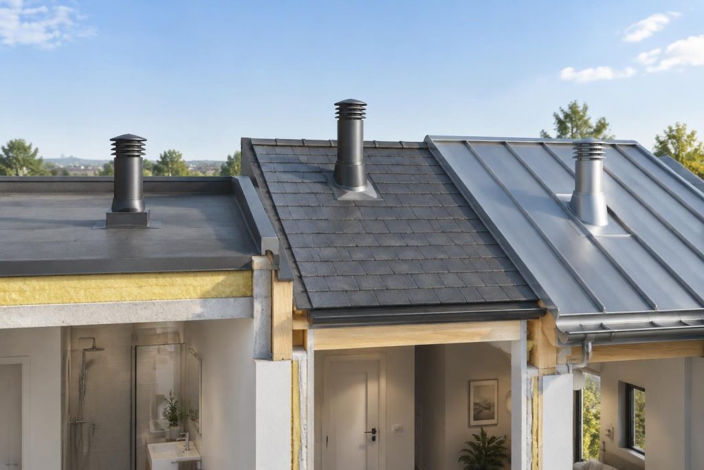 Ventilation de chute toiture : solutions adaptées pour toiture terrasse, ardoise ou zinc